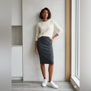 Express Charcoal Pencil Skirt